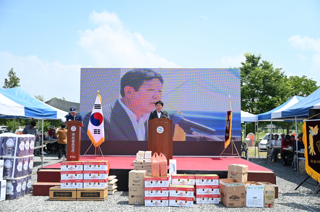 제6회 창녕군 파크골프협회장기 대회 개회식 이미지(1)