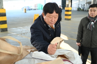 2025년산 공공비축미국 포대벼 매입 현장 방문(대합면) 대표이미지